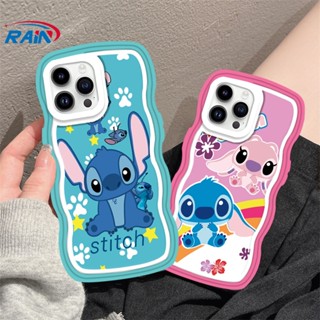 เคสโทรศัพท์มือถือ TPU ลายการ์ตูน Stitch ขอบคลื่น สําหรับ Redmi Note 12 Redmi A1 A2 10C 10A 9C 9T Note 11S 10 5G 10S 9S 8 Pro Xiaomi Poco M5S M3 X3 Pro NFC