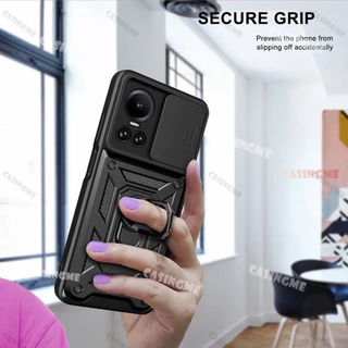เคสโทรศัพท์มือถือ กันกระแทก ป้องกันกล้อง พร้อมแหวนแม่เหล็ก สําหรับ Oppo Reno10 5G 10Pro 2023 Reno 10 Pro Reno10Pro + 5G
