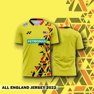 เสื้อกีฬาแบดมินตัน มาเลเซีย บาดิมินตัน มาเลเซีย 2022 (ทุกภาษาอังกฤษ)