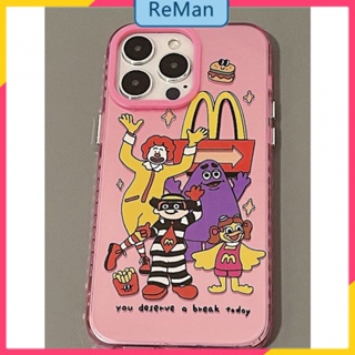          เคสโทรศัพท์มือถือ ลายการ์ตูนครอบครัวน่ารัก สีชมพู สําหรับ Iphone Apple 14promax 13 12 1114Promax 14plus 13 12pro 12 11 pro max Xr Xs max 7 8 Plus 13 pro max 13 12 12pro 11promax