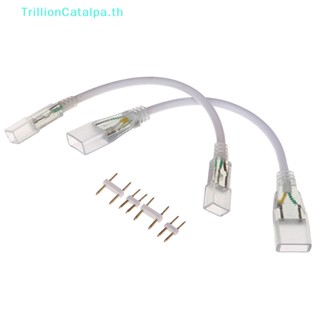 Trillioncatalpa ตัวเชื่อมต่อมุมตรง 2pin Led RGB TH