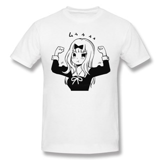 เสื้อยืด ผ้าฝ้าย พิมพ์ลายอนิเมะ Kaguya Sama ขนาดใหญ่ สําหรับผู้ชาย