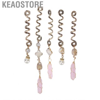 Keaostore Hair Decoration Clips  Break Proof Easy To Wear Strong Flexible Dreadlock Pendant Lightweight for Banquets