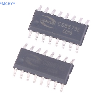 Mchy&gt; ชิปวงจรรวมเครื่องขยายเสียง SOP-16 สําหรับ CS8676E CS8673E SMD