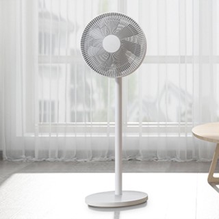 Xiaomi Mijia Mi Smart Standing Fan 2 Liteพัดลมตั้งพื้น 7 ใบพัด เชื่อมแอพได้ ปรับแรงลมได้3ระดับ พัดลมปรับสั้นยาวได้ สีขาว