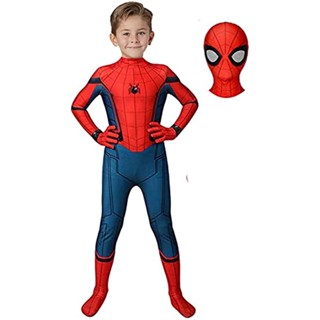 ชุดบอดี้สูทคอสเพลย์ Spiderman Tobey Maguire Superhero สําหรับเด็ก ผู้ใหญ่