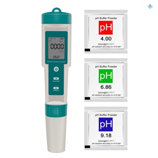 ปากกาทดสอบคุณภาพน้ํา แบบพกพา อเนกประสงค์ 7 in 1 PH TDS EC Salinity ORP S.G