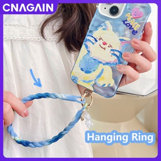 Cnagain สายคล้องโทรศัพท์ ซิลิโคน แบบบิด พร้อมจี้หมี เรืองแสง สายคล้องโทรศัพท์มือถือ ซิลิโคน ป้องกันการสูญหาย แหวนแขวน สําหรับ iPhone / Android เนื้อซิลิโคนนิ่ม แบบพกพา