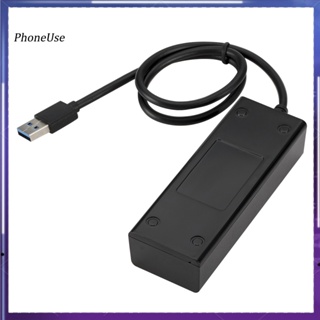 Phoneuse อะแดปเตอร์ขยาย USB 30 4 พอร์ต ความเร็วสูง สําหรับแล็ปท็อป พีซี