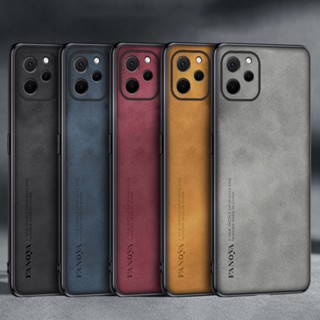 สําหรับ Huawei Nova Y61 Y60 หรูหรา ธุรกิจ ย้อนยุค หนังนิ่ม ยาง TPU เคสปกคลุม