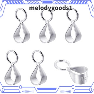 Melodygoods1 ใหม่ ตะขอสร้อยคอ เงินสเตอร์ลิง 925 แฮนด์เมด DIY