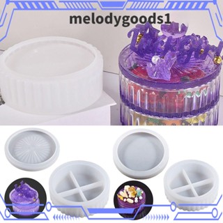 Melodygoods1 กล่องเก็บเพชร แม่พิมพ์แฮนด์เมด จี้อาเกต ซิลิโคน กล่องเก็บคริสตัล