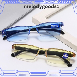 Melodygoods1 แว่นตาอ่านหนังสือออปติคอล ป้องกันแสงสีฟ้า ป้องกันแสงสีฟ้า สําหรับออฟฟิศ