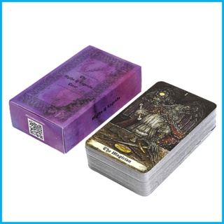 ไพ่ทาโรต์ 78 ใบ สีสันสดใส ตํานานมหัศจรรย์ Legends Oracle Tarot Deck Board Games English Divination Tarot Family Part hjuth