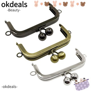 OKDEALS หัวเข็มขัดโลหะ สําหรับล็อคกระเป๋า DIY