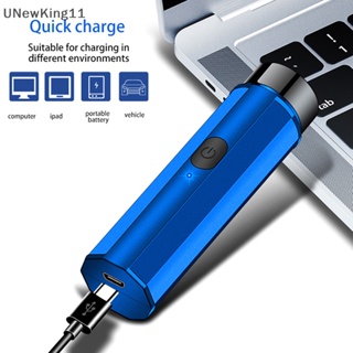 Unewking เครื่องโกนหนวดไฟฟ้า ขนาดเล็ก แบบพกพา ชาร์จ USB สําหรับผู้ชาย