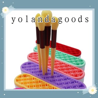 YOLA Makeup Brush Holder Colorful Organizer Display Stand Rack