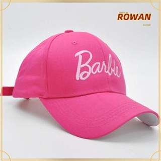 Rowans Baibie หมวกเบสบอลลําลอง ปักลายตัวอักษร กันแดด ปรับได้ แฟชั่น สําหรับกลางแจ้ง