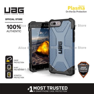 Uag เคสโทรศัพท์มือถือ ลายพลาสม่า สีน้ําเงินกรมท่า สําหรับ iPhone 7 Plus iPhone 8 Plus