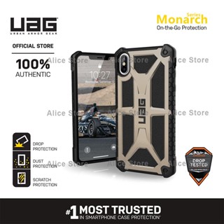 Uag เคสโทรศัพท์มือถือ กันกระแทก สีทอง สําหรับ iPhone XS MAX X XS XR