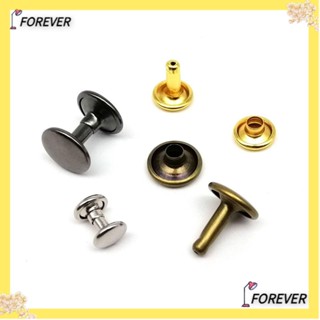 FOREVER พร้อมส่ง หมุดโลหะ สําหรับซ่อมแซมเสื้อผ้า กระเป๋า เข็มขัด แจ็กเก็ต รองเท้า 100 ชุด