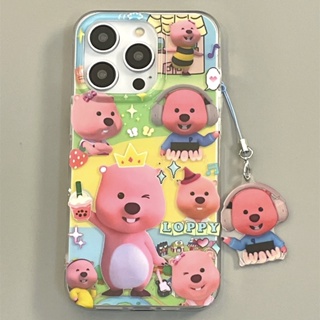 Ins ใหม่ เคสป้องกันโทรศัพท์มือถือ ลายการ์ตูนทับทิมน่ารัก กันกระแทก สําหรับ Apple Iphone 14promax 13 11 14pro 13pro 14