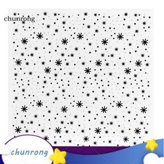 Chunrong แม่พิมพ์โฟลเดอร์ ลายนูน กันน้ํา ทนต่อการฉีกขาด สําหรับตกแต่งสมุดภาพ ชิปบอร์ด