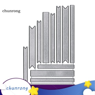 Chunrong แม่แบบโลหะตัดกระดาษ ลายฉลุ Ta1g สําหรับตกแต่งสมุดภาพ การ์ด DIY