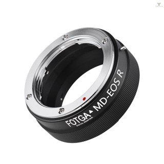 Fw FOTGA Manual Lens Mount Adapter Ring Aluminum Alloy for Minolta MD MC Mount Lens to  EOS R/RP/Ra/R5/R6/R7/R10 RF-Mount Mirrorless Camera