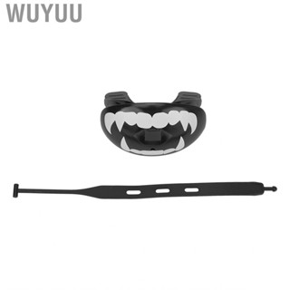 Wuyuu Black Sports Mouth Guard  Grade Shock Absorbing Protection Athletic Mouthguards for  Basketball