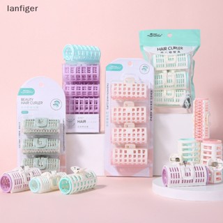 Lanf ลูกกลิ้งดัดผม ไร้ความร้อน ใช้ง่าย สําหรับจัดแต่งทรงผม DIY 2 3 ชิ้น