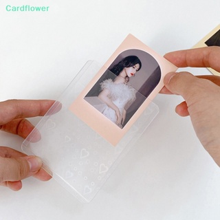 &lt;Cardflower&gt; ซองใส่โฟโต้การ์ด B8 แบบใส ลายไอดอล K-pop สร้างสรรค์ สําหรับนักเรียน ลดราคา 10 ชิ้น