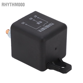  Rhythm000 เบรกเกอร์แบตเตอรี่รถยนต์ 12V 200A รีโมทคอนโทรลไร้สายสวิตช์ปิดสวิตช์สตาร์ทรีเลย์พร้อมสายเคเบิล