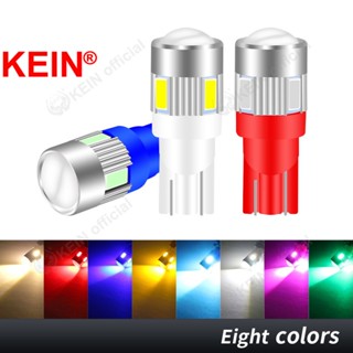 Kein แผงไฟสัญญาณ Led T10 BA9S T4W W5W WY5W 194 168 501 6SMD 5630 สําหรับติดป้ายทะเบียนรถยนต์ รถจักรยานยนต์