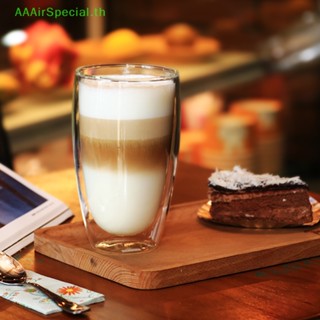 Aaairspecial ชุดแก้วกาแฟเอสเปรสโซ่ แบบสองชั้น ทนความร้อน TH