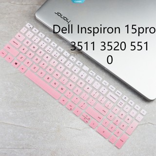 สติกเกอร์ติดแป้นพิมพ์คอมพิวเตอร์ โน้ตบุ๊ก สําหรับ Dell Inspiron 15 3000 5510 3511 5515 3510 3510 7510 3520 15PRO 5518 VOSTRO 5510 15.6 นิ้ว [CAN]