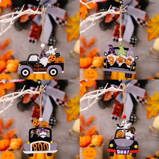 ｛Halloween Decor｝จี้ไม้แขวน รูปฟักทองผี สําหรับตกแต่งบ้าน ปาร์ตี้ฮาโลวีน