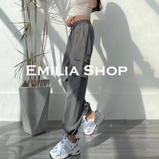 EMILIA SHOP  กางเกงขายาว กางเกงขายาวผู้หญิง สไตล์เกาหลี  สไตล์เกาหลี ทันสมัย ins ทันสมัย A93L4JI 36Z230909