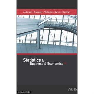 Statistics for Business and Economics 13th edition 题库