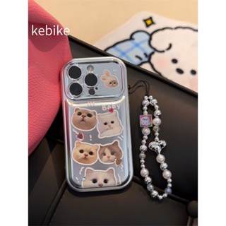 Ins เคสโทรศัพท์มือถือ กันตก ป้องกัน เต็มจอ ลายแมวน่ารัก สําหรับ Apple Iphone 14promax 13 11 14pro 13pro 14