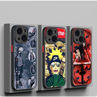 เคสโทรศัพท์มือถือแบบนิ่ม ลายการ์ตูนนารูโตะ Itachi SXB6 สําหรับ iPhone 12 13 Plus 14 Pro Max