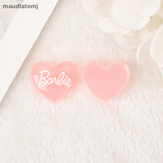 Maud กิ๊บติดผมเรซิ่น รูปหัวใจ เครื่องประดับ สําหรับตุ๊กตาบาร์บี้ DIY 5 ชิ้น