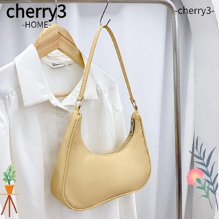 Cherry3 กระเป๋าสะพายไหล่ ผ้าไนล่อน ทรงโท้ท แฟชั่นสําหรับสตรี