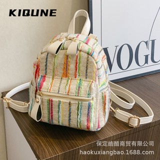 KIQUNE   กระเป๋าสะพาย ข้าง กระเป๋าผู้หญิงสะพายข้าง 2023 new  Korean Style สบาย Trendy Stylish L91TN5K 37Z230910