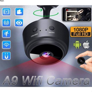 ใหม่ กล้องรักษาความปลอดภัย HD 1080P A9 ไร้สาย WiFi IP P2P ขนาดเล็ก วิสัยทัศน์ เพื่อความปลอดภัยในบ้าน