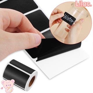 Lilac 150 ชิ้น / ม้วน ฉลากสติกเกอร์ กันน้ํา กระดานดํา แยม ขวด กระดานดํา ฉลาก
