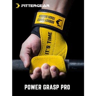 ถุงมือกีฬาฟิตเนส ถุงมือออกกําลังกาย FitterGear สายรัดข้อมือถุงมือฟิตเนสชายสายรัดข้อมือแบบดึงสายรัดข้อมือแบบมืออาชีพ