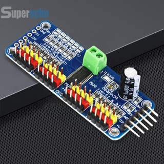 [superecho.th] โมดูลไดรเวอร์เซอร์โว 16 ช่อง 12-bit PWM I2C PCA9685 40-1000Hz 5-10V