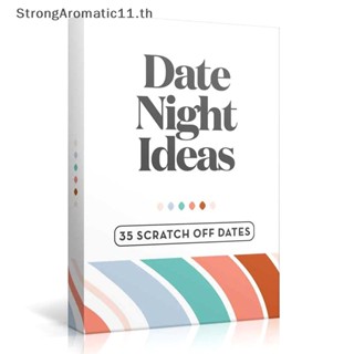 Strongaromatic การ์ดเกม Adventurous Night Ideas ของขวัญโรแมนติก สําหรับคู่รัก 1 ชุด