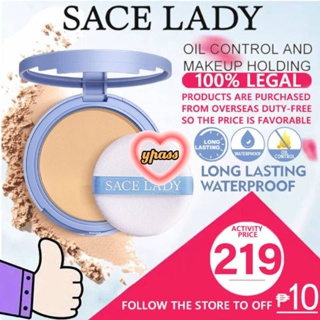 CYREAL Can Cod Sace Lady Oil-control Compact Powder Waterproof Matte Face Powder